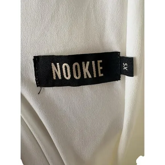 Nookie Illegal Halter Gown Maxi Formal Elegant Gala Bridal Wedding Party XS - Picture 9 of 10